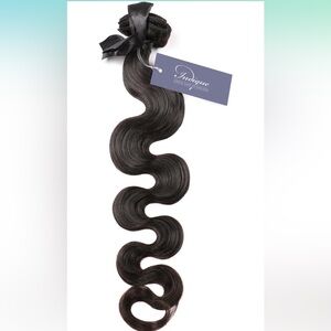 NWT Body Wave 100% Real Human Hair Wefted Bundles Extensions from India (24")